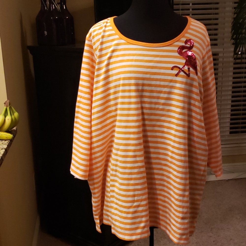 Plus size FLAMINGO tshirt